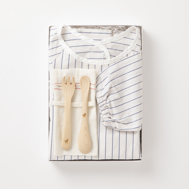 お食事かっぽうぎ・ずっと使えるベビースプーン・フォーク｜中川政七