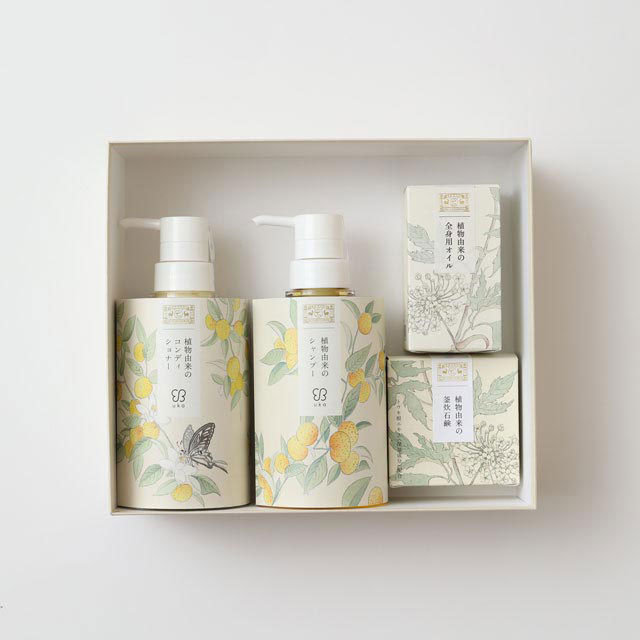 植物由来のシャンプー・コンディショナー/全身用オイル/釜炊石鹸｜中川