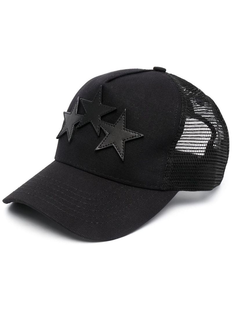 AMIRI 3 Star Trucker Hat Black Men's - SS21 - US