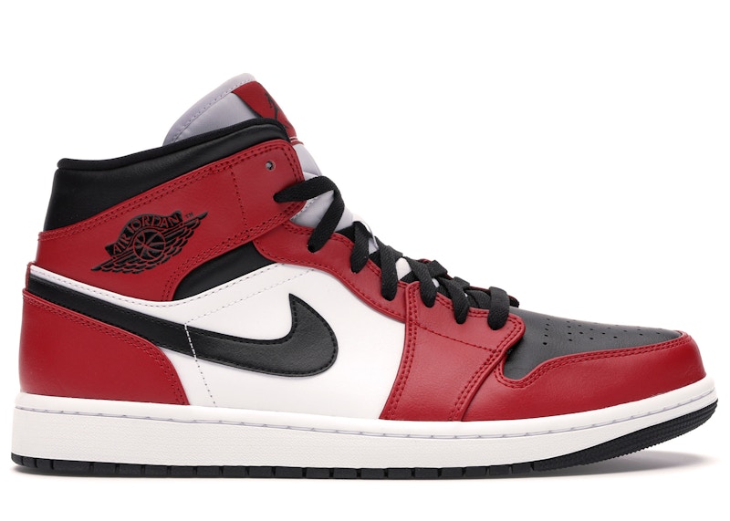 Jordan 1 Mid Chicago Toe Men's - 554724-069 - US