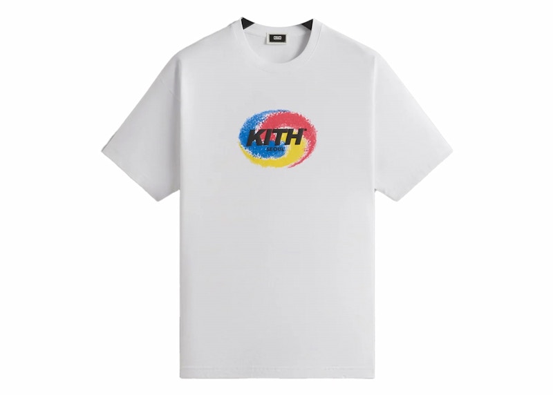 Kith Seoul Spiral Vintage Tee White Men's - SS24 - US