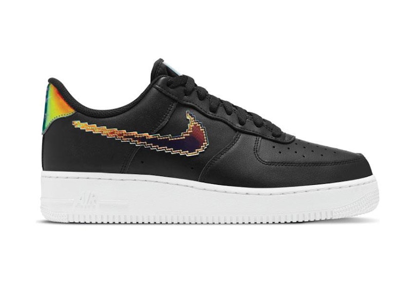 Nike Air Force 1 Low '07 LV8 Iridescent Pixel Swoosh Black Men's