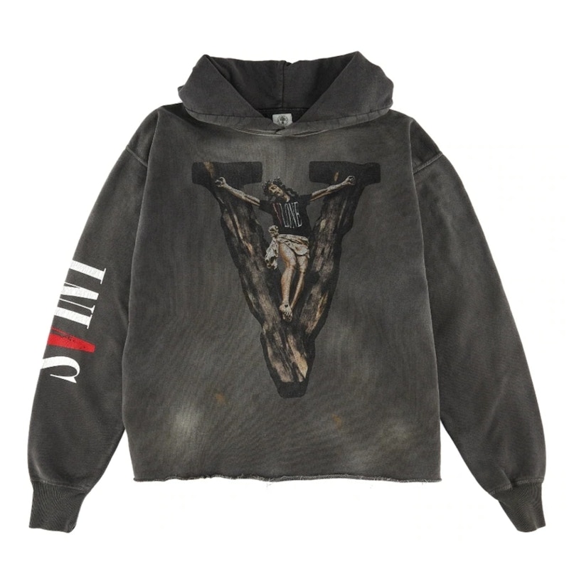 Saint Mxxxxxx x VLONE Hoodie Black Men's - SS22 - US