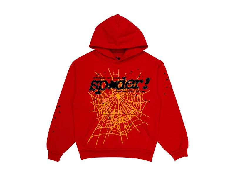 Sp5der P*NK V2 Hoodie Red Men's - SS24 - US