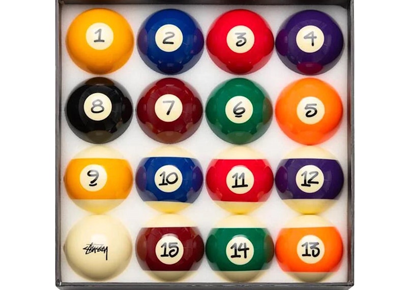 Stussy Billiard Pool Ball Set Multi Men's - US