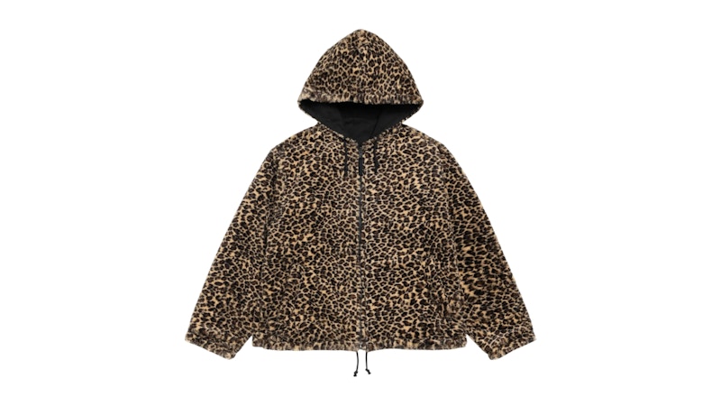 Stussy Reversible Hooded Jacket Leopard Men's - FW25 - US