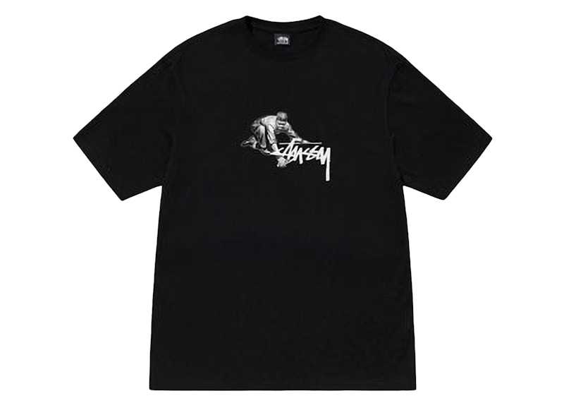 Stussy Worker Tee Black Men's - FW24 - US