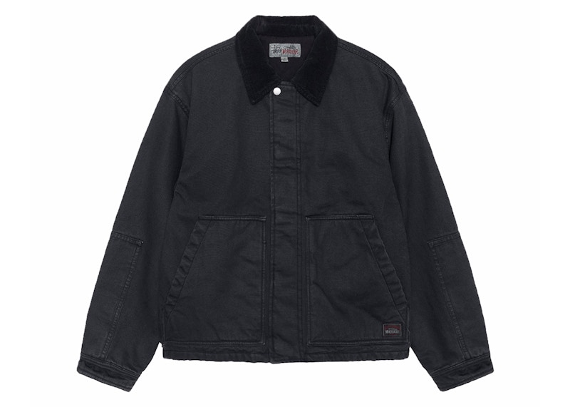 Stussy Workgear Jacket Black Men's - FW24 - US