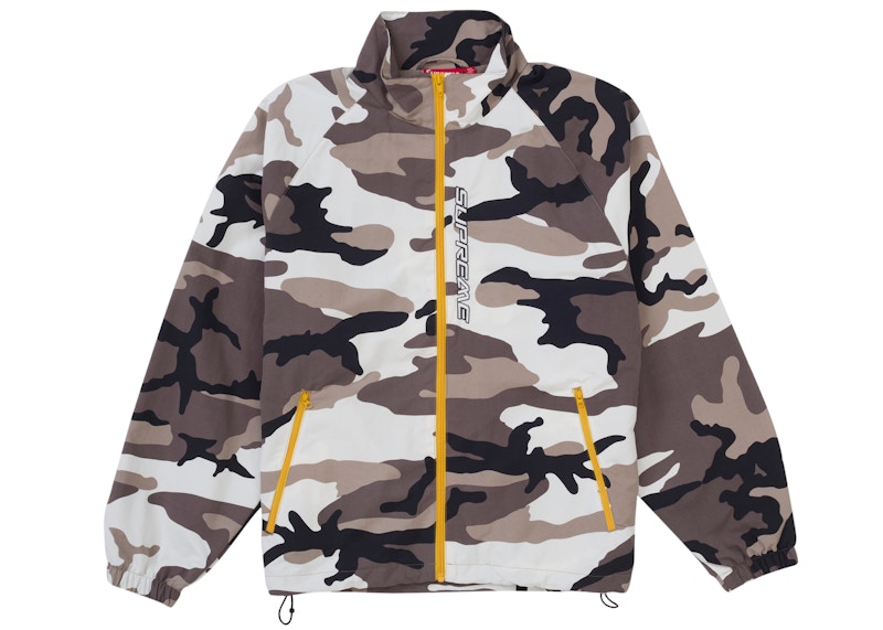 Supreme Contrast Zip Track Jacket Snow Camo Men's - SS25 - US
