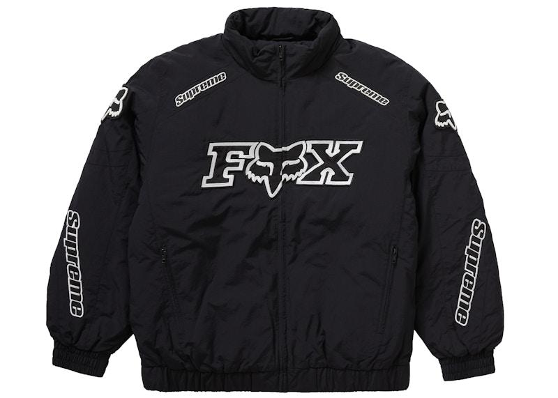 Supreme Fox Racing Puffy Jacket Black Men's - FW20 - US