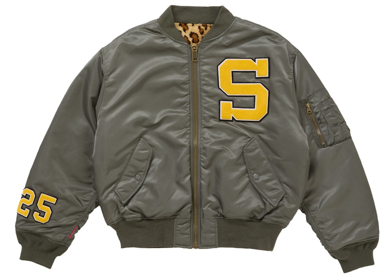 Supreme GOODENOUGH Reversible MA-1 Olive Men's - SS25 - US