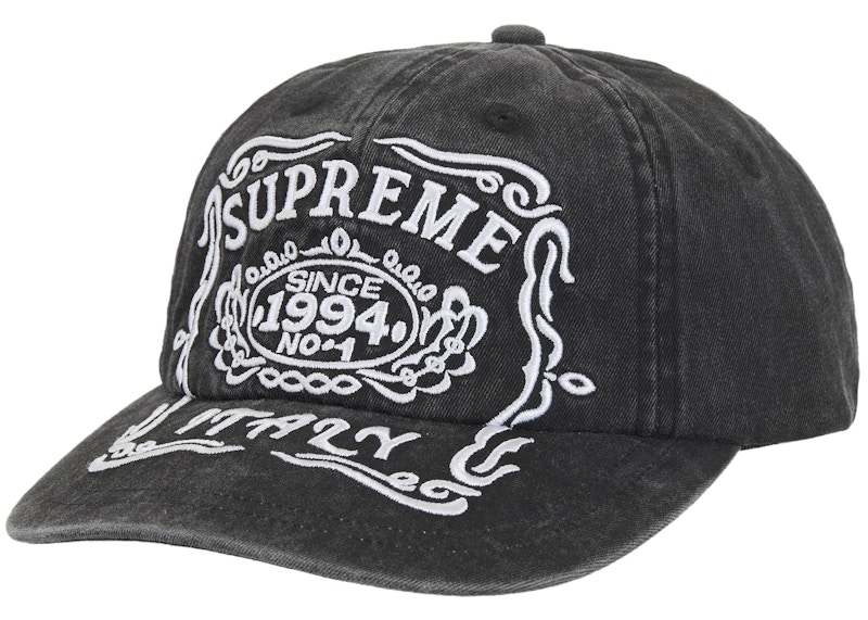 Supreme Italy 6-Panel Black - US