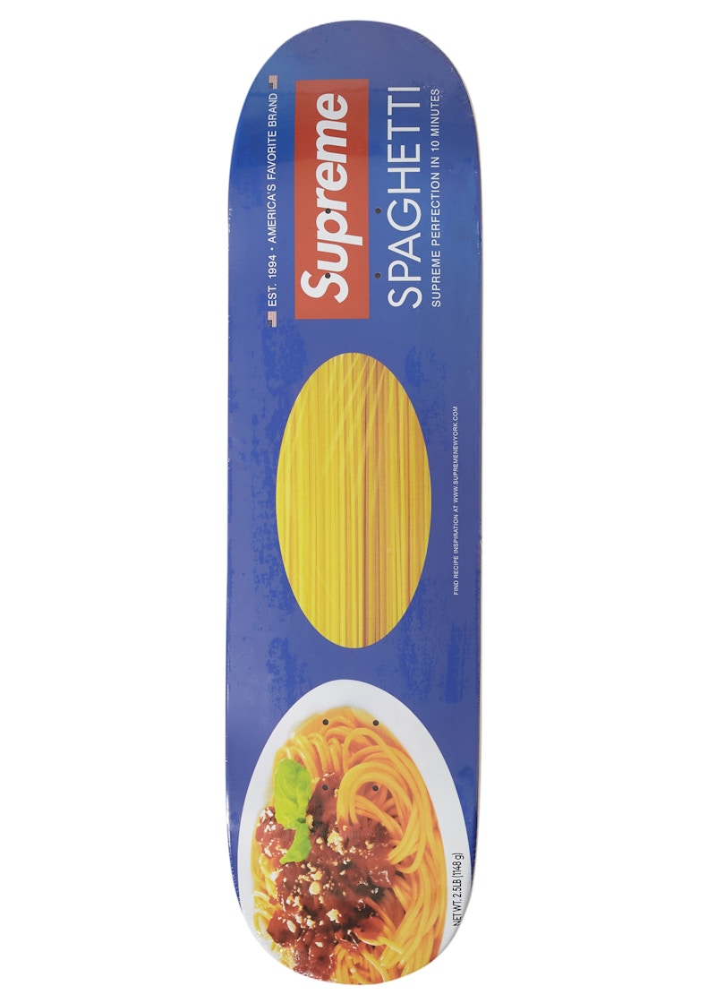 Supreme Spaghetti Skateboard Deck Blue - FW21 - JP
