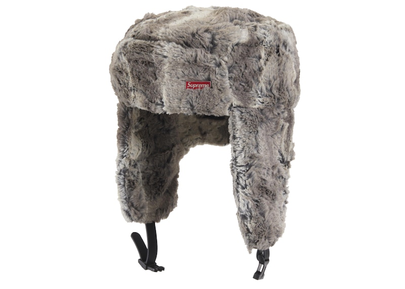 Supreme Ushanka Hat Grey de la Collection - FW24 - FR