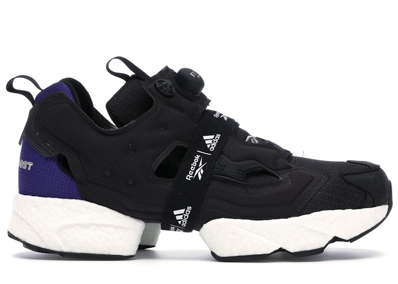 Reebok Instapump Fury Boost Black Blue Men's - Sneakers - US