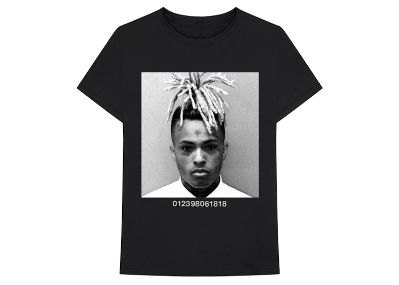 XXXTentacion Mugshot T-shirt Black Men's - US