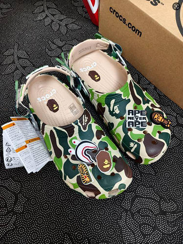 Crocs x bape Bathing ape крокси, цена: 2799 ₴, купить на Prom.ua