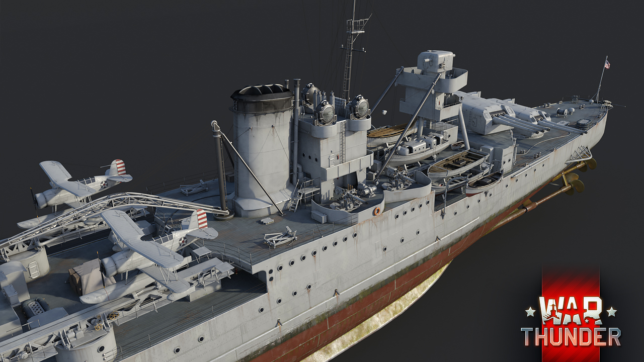 USSペンサコーラ：『War Thunder』海軍ランクVの重巡洋艦 - War
