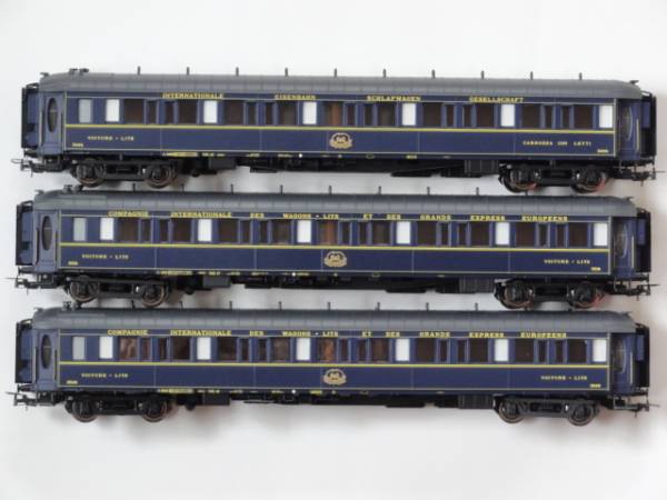 新品】貴重 廃版 Rivarossi HR4075 CIWL TRAIN BLEU Lx型 寝台車 3両