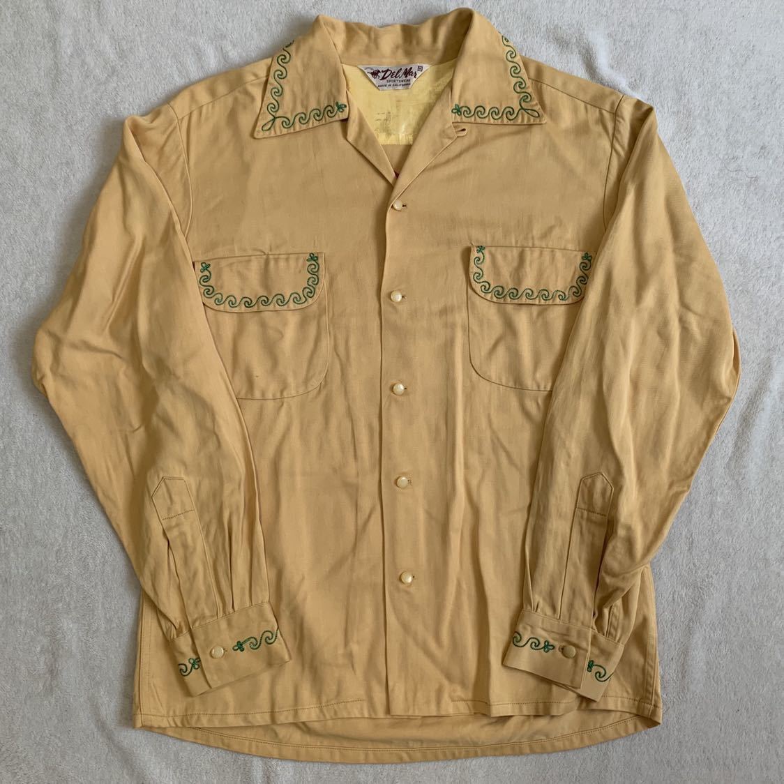 50s フリーメイソン SHRINE CLUB ヴィンテージレーヨンシャツ シュ