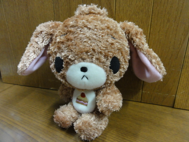 シュガーバニーズ くろうさ ケーキ刺繍 ぬいぐるみ 2006 当時物 レア