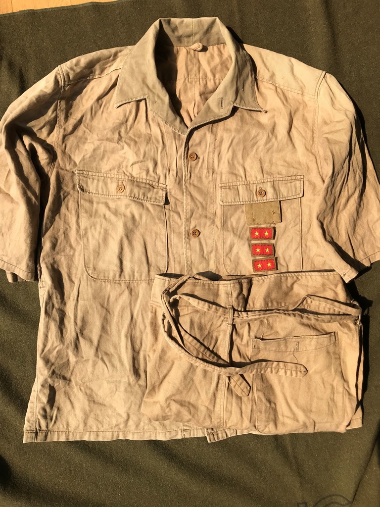 旧日本陸軍南方避暑制服上下レプリカ 旧日本陸軍南方避暑制服上下レプリカ