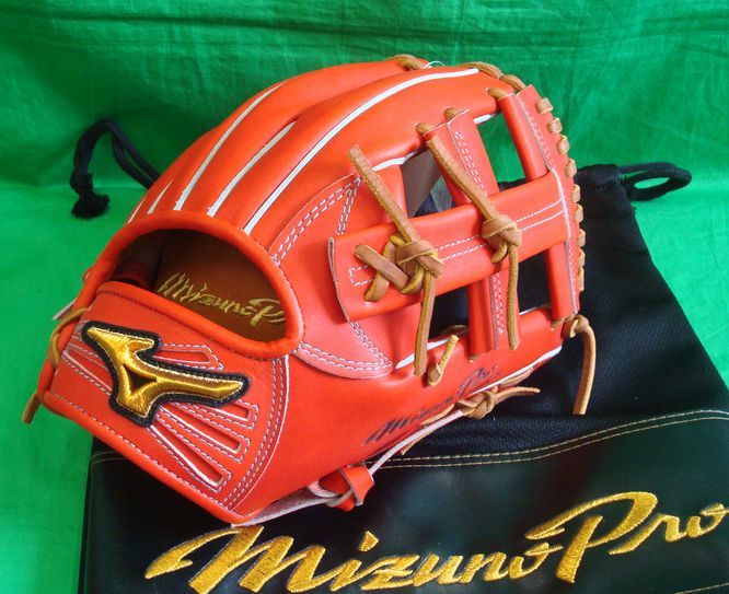 新品】ミズノプロ 硬式用オーダーグラブ 二岡モデル スプレンディッド