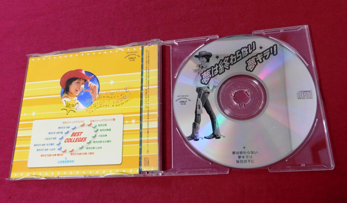 武内千佳 夢は終わらない／夢キラリ CD ☆非売品 レア‼️ CM曲
