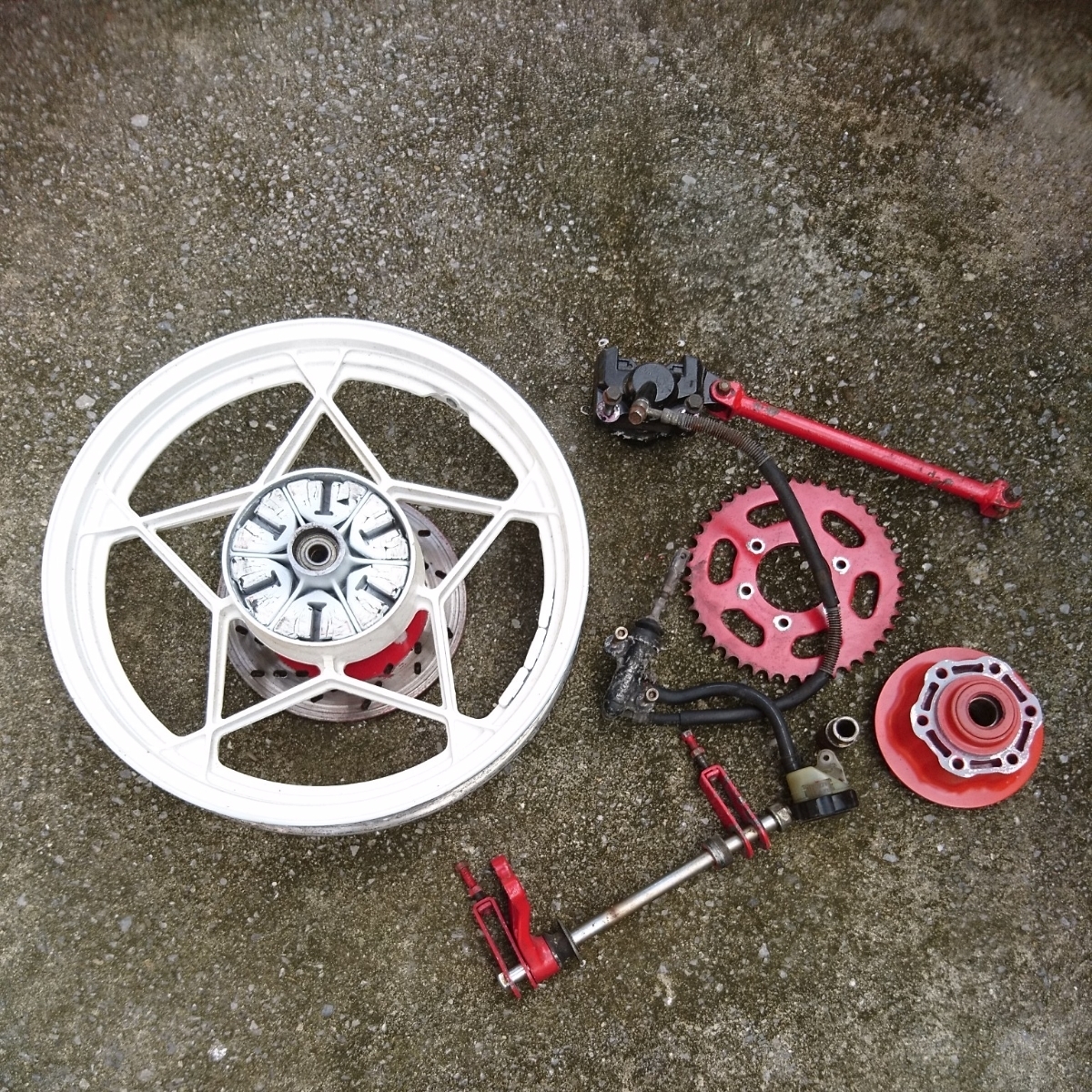 GT380 GS400 星形キャストホイールダブルディスク19インチ