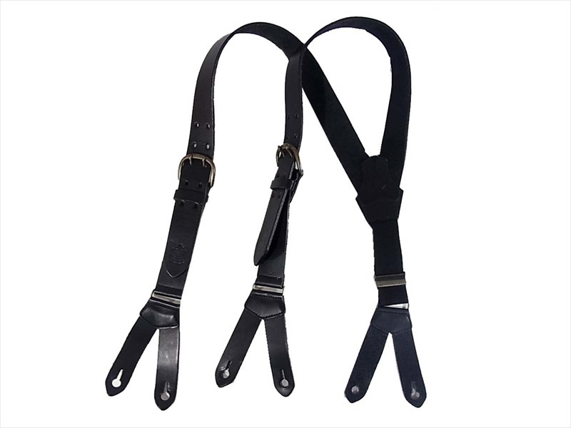 エヴィス EVISUジーンズ サスペンダー レザー その他アクセサリー