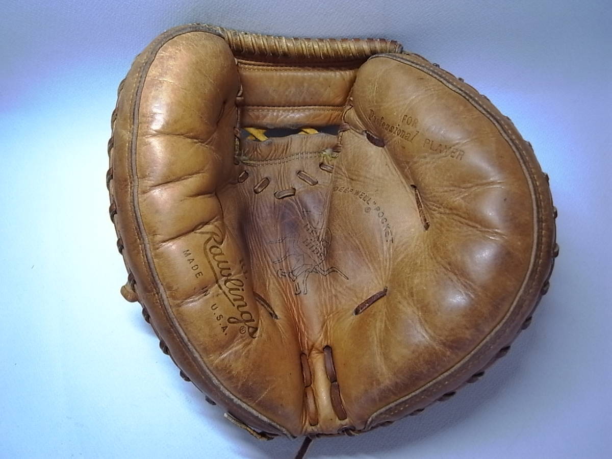 ヴィンテージ USA Rawlings ローリングス 硬式用キャッチャーミット RL