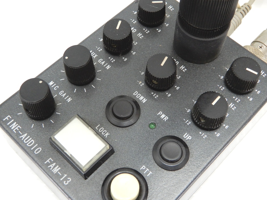 中古】☆FINE-AUDIO FAM-13 イコライザー付マイク ファインオーディオ