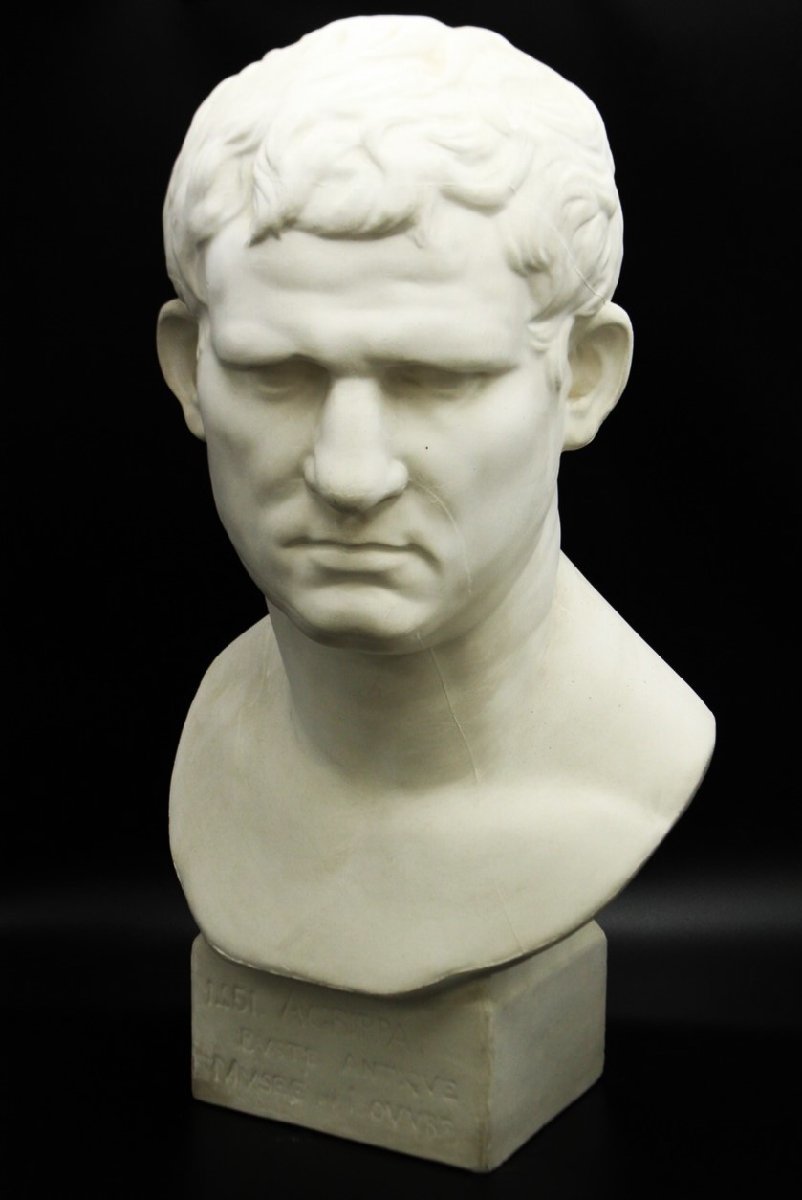 Acrippa 石膏像バスト像 1451 Acrippa 石膏像バスト像 1451