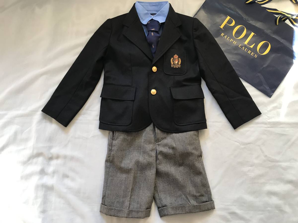 豪華4点✨ラルフローレン130フォーマルセットアップスーツ入学式 美品
