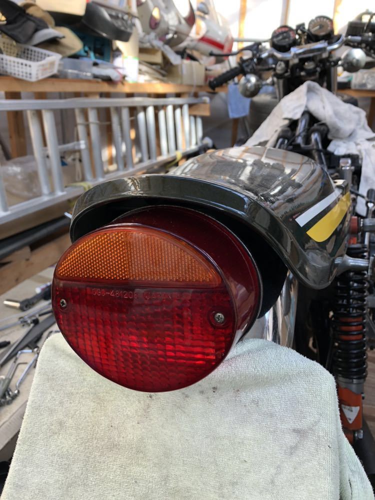 KZ900 Z1 Z2 純正 リアフェンダー テールランプ付き ヤレ 20 Z1⁄Z2