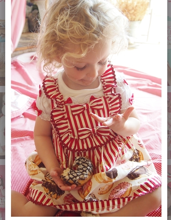 新品シャーリーテンプルドーナツptジャンパースカート