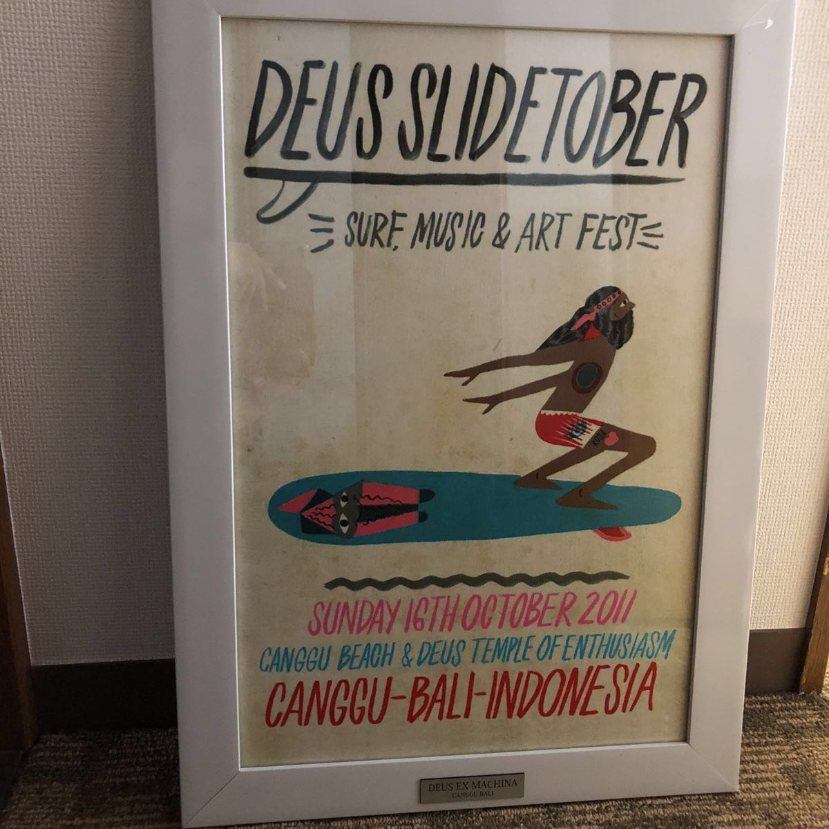 中古】Deus Ex Machina California shop ディスプレイ ポスター