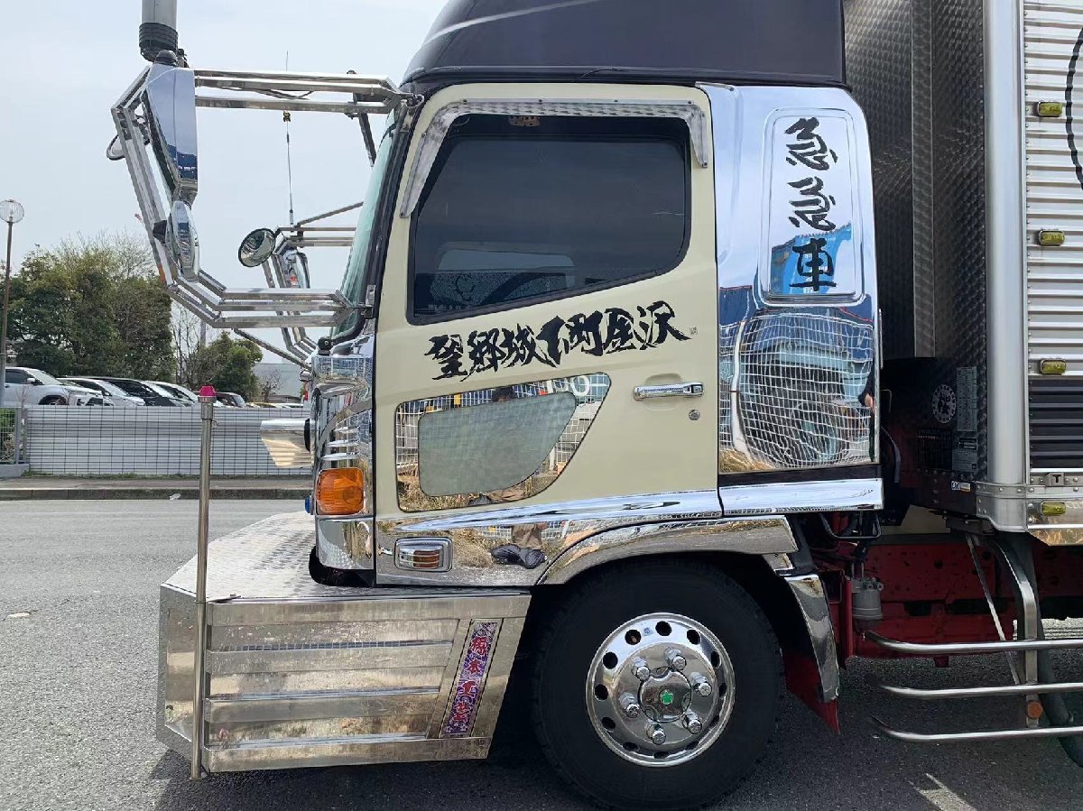 デコトラ レンジャープロ.新プロフィア安全窓 シートタイプ 恵比寿大黒