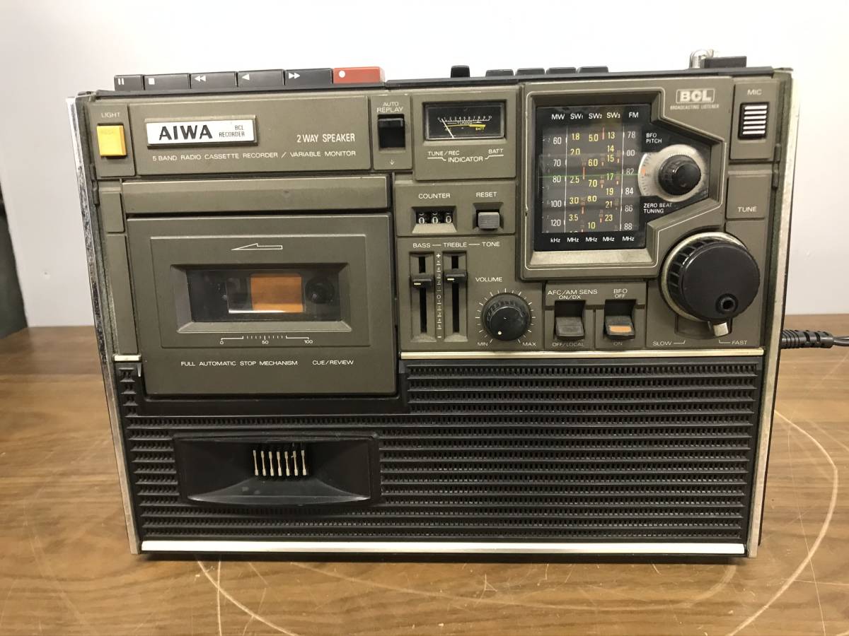 ジャンク】 AIWA TPR-810Ⅱ ラジカセ AIWA TPR-810Ⅱ ラジカセ アイワ