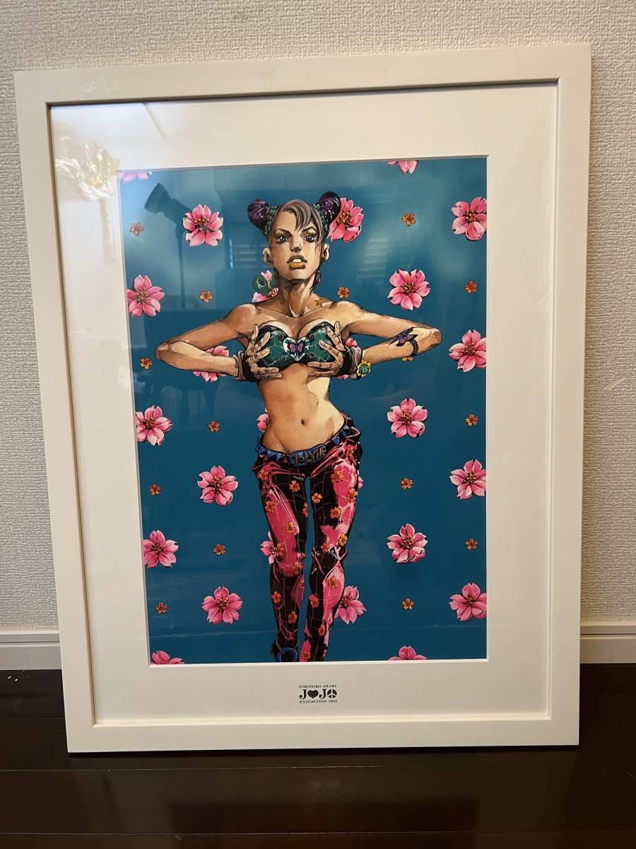 値下げ対応中】ジョジョの奇妙な冒険 徐倫＆ブチャラティ 複製原画