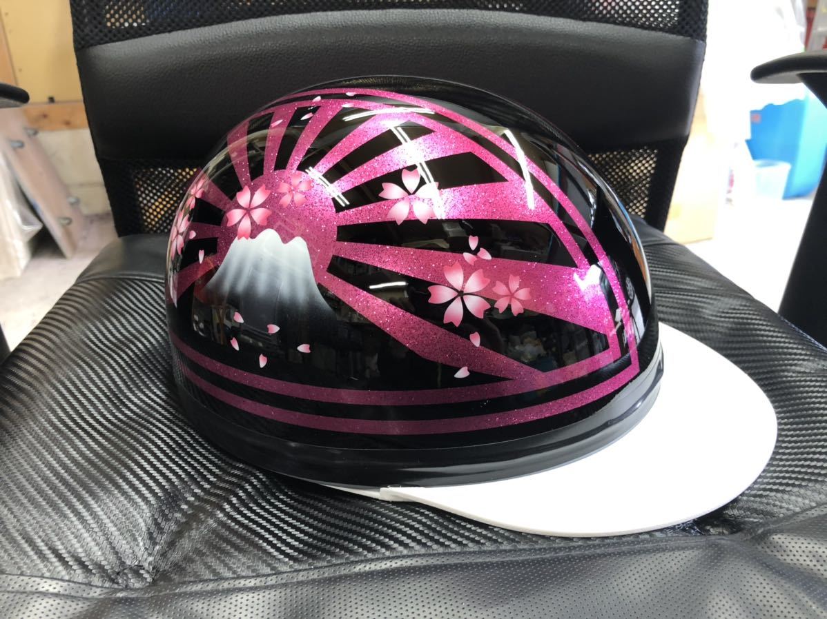 カスタムコルク半Candyパープルラップ七色ラメ