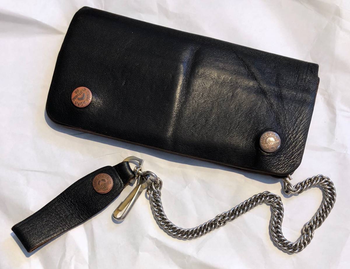 超希少 TIMEWORN CLOTHING ATLAST ホースハイド ウォレットチェーン