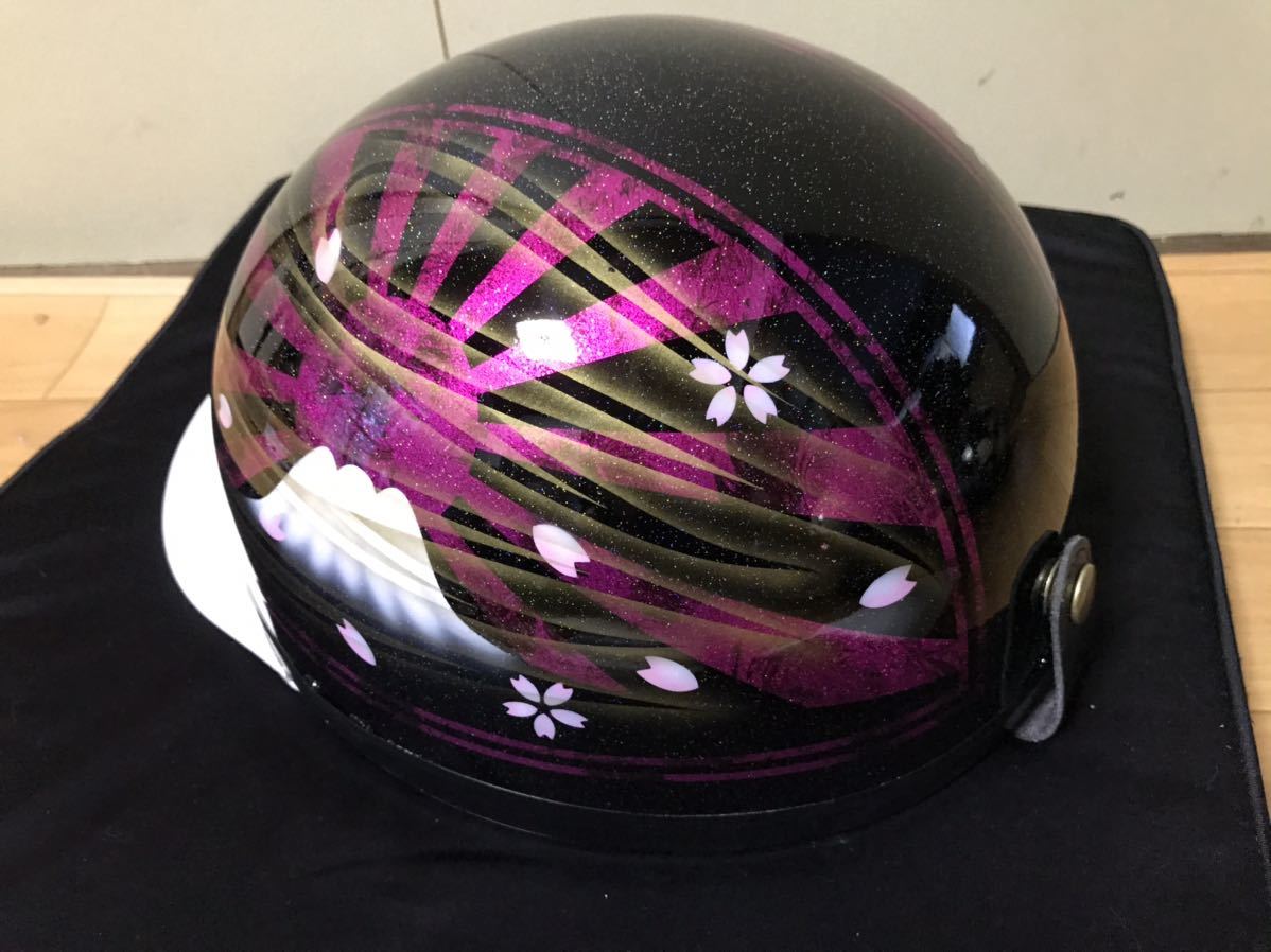 コルク半カスタム富士日章マジック黒青ラメ桜高級クリヤ送料無料