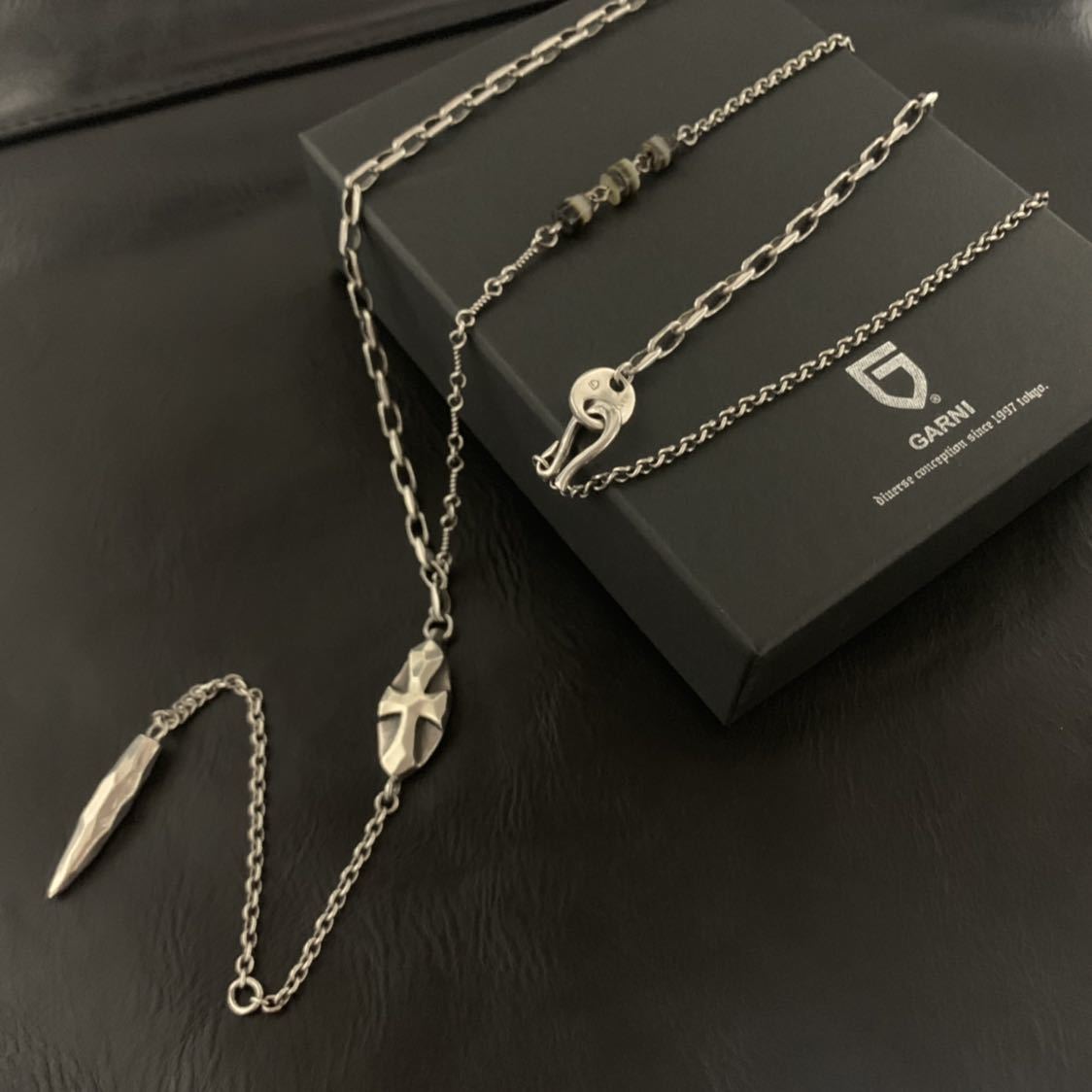 希少品Garni【ガルニ】ロザリオ ネックレス 4typeチェーン 希少品