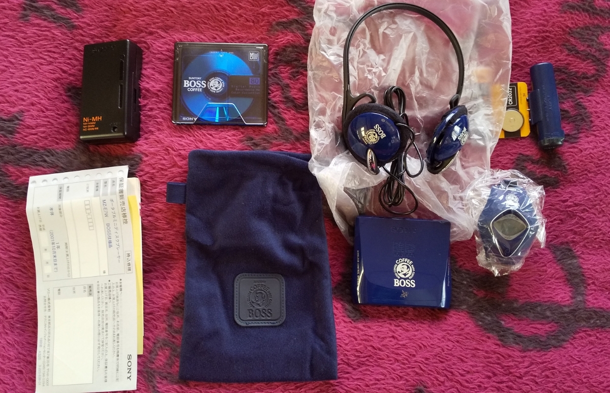 非売品 SONY ポータブルミニディスクプレーヤー MDウォークマン