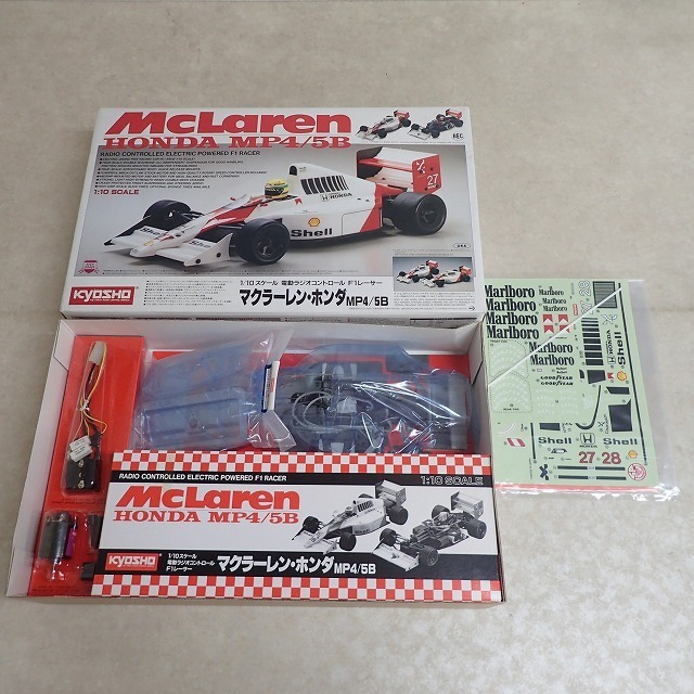 未組立 京商 1/10 マクラーレン・ホンダ MP4/5B 電動RC F1レーサー KIT