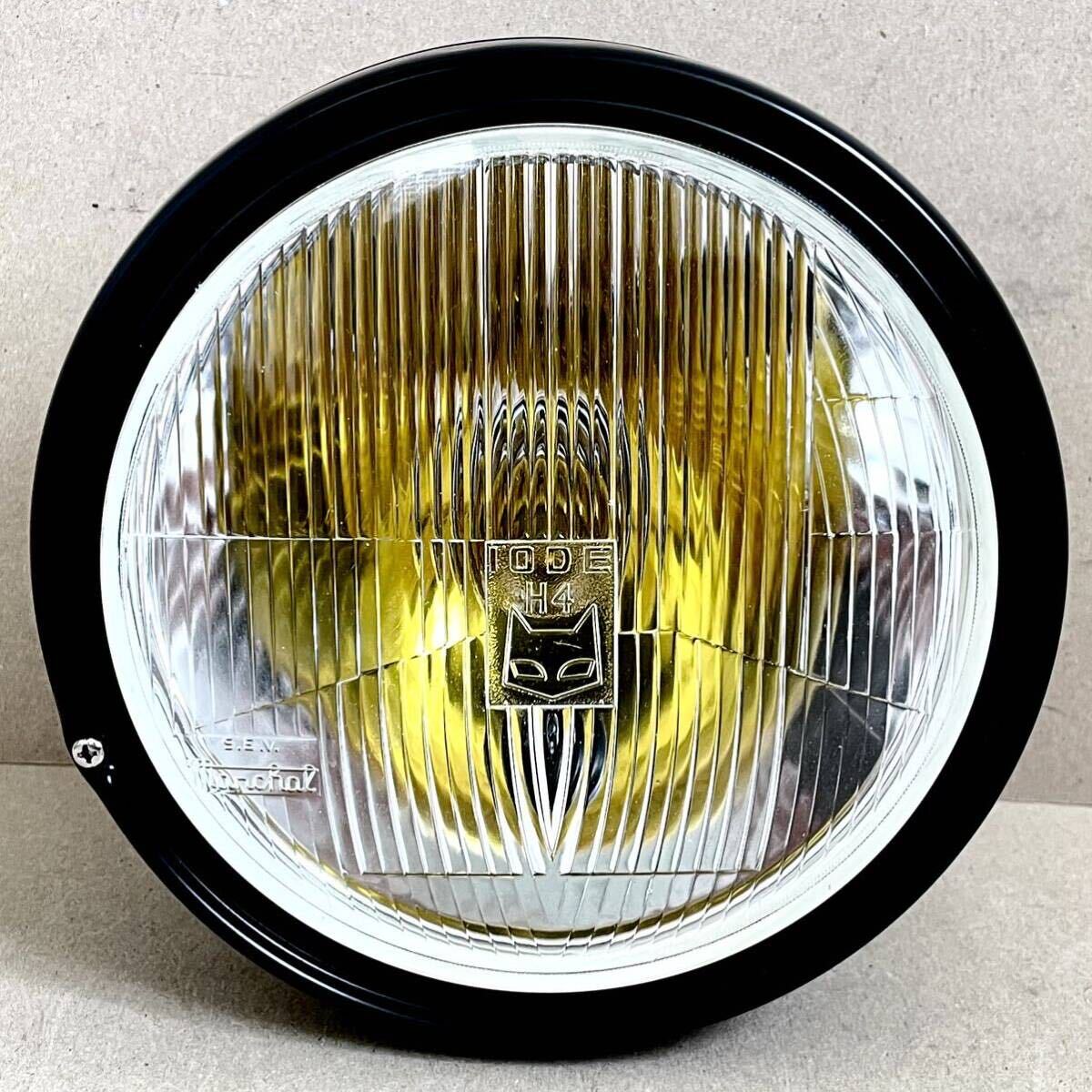 程度良好/当時物FET極東凹みレンズヘッドライト/検索シビエCIBIE