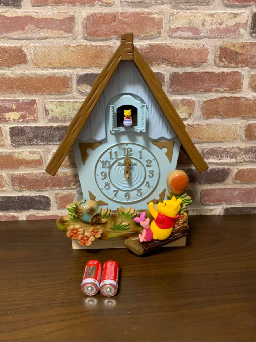 新品】Seiko ディズニータイム くまのプーさん 掛け時計(鳩時計)の落札