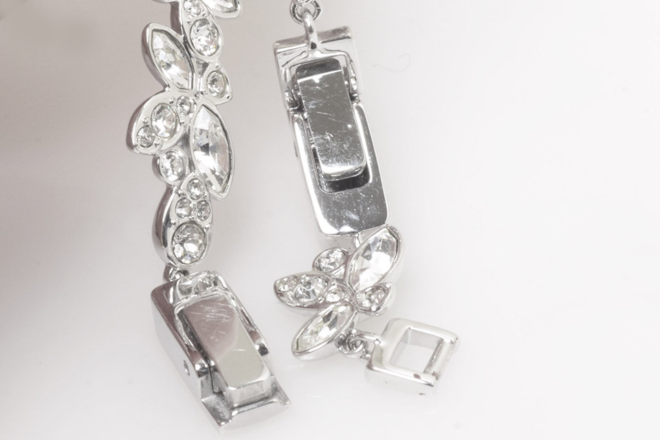 ブレスレット ミランダカーデザイン ラインストーン シルバー