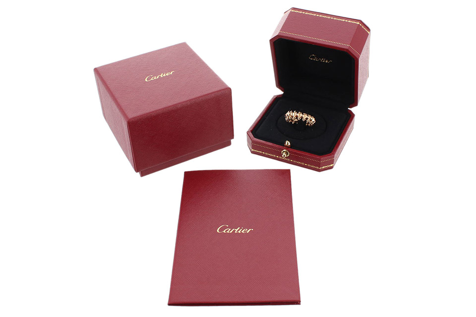 クラッシュ ドゥ カルティエ リング MM K18PG #54